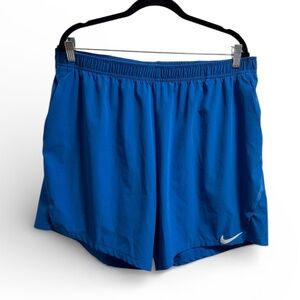 Nike Men’s Blue Athletic Running Shorts Elastic Waist Size XL